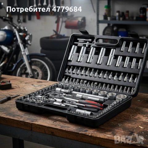 Куфар с инструменти 108 части - Гедоре, снимка 2 - Гедорета - 54000673