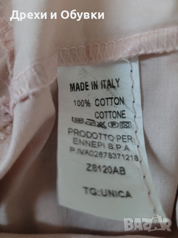 Розова лятна рокля памучна материя MADE IN ITALY , снимка 4 - Рокли - 55273089