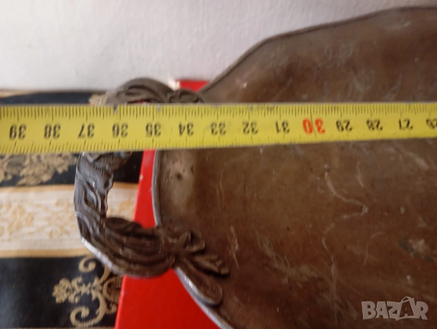 посребрена фруктиера арт деко, снимка 4 - Антикварни и старинни предмети - 54253311