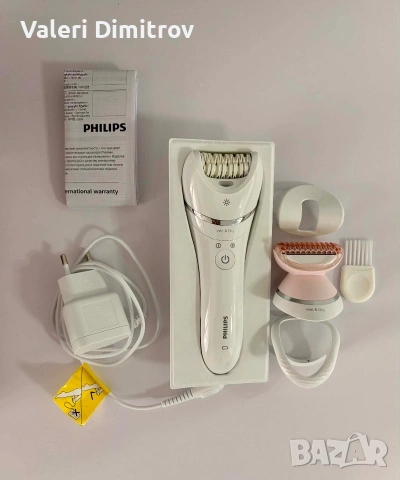 Епилатор PHILIPS SERIES 8000 BRE715/00 МИЕЩА СЕ ГЛАВА, снимка 4 - Друга електроника - 55180223