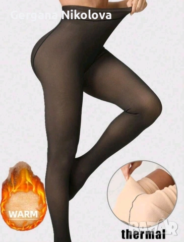 Термо дамски прозрачен чоропогаощник, висока талия, снимка 3 - Бельо - 54209615