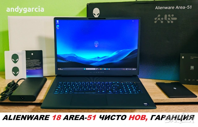 Dell Alienware 18/NVidia RTX 5070 8GB/Core Ultra 7 255HX/16GB RAM/1TB/18 Quad HD 144hz 100% DCI-P3