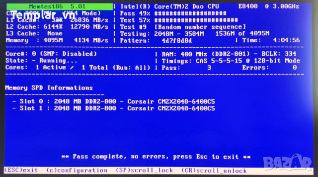 Kingston HYPER X 2x2 DDR2  800 LowLatency 444 / Corsair XMS 2 2x2 DDR2 800, снимка 6 - RAM памет - 43442208