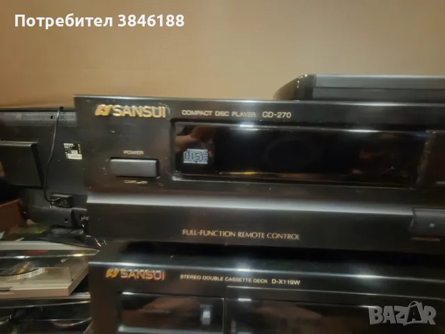 Sansui AU-X117,CD-270 ,Sansui D-X119W,RS-S 101, снимка 4 - Аудиосистеми - 55601741