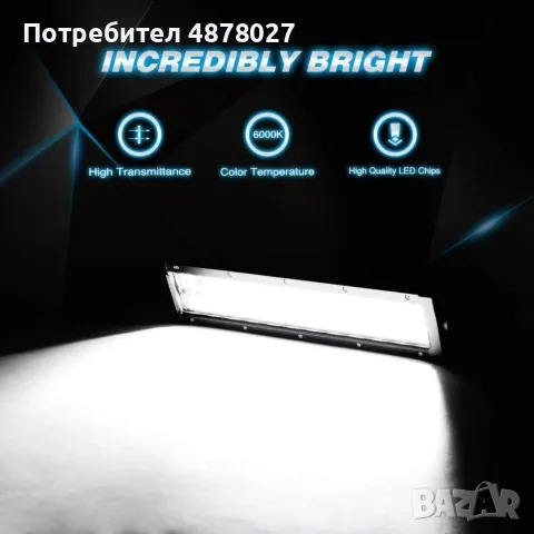 Лед бар, специално разработен против прегряване – 72 вата LED BAR4, снимка 3 - Лед осветление - 55624196