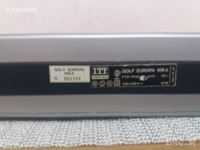 Радио ITT GOLF europa , снимка 12 - Радиокасетофони, транзистори - 54896747