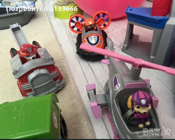 Paw Patrol кученца с коли, снимка 4 - Коли, камиони, мотори, писти - 54889631