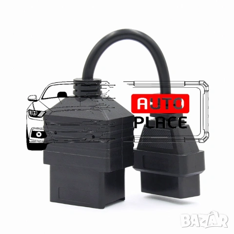 Кабел / Преходник / Адаптер за Toyota 17 Пина 17 Pin Тойота Delphi, снимка 4 - Аксесоари и консумативи - 53972931