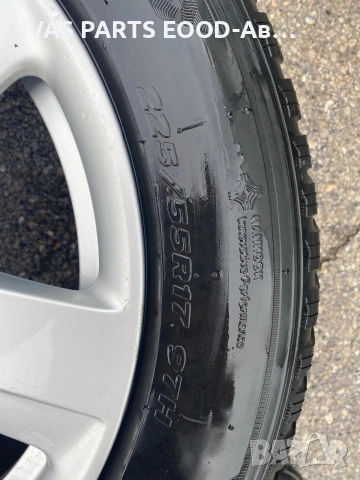Джанти 17”/5х112 със зимни гуми 225/50/17,Audi A6, снимка 8 - Гуми и джанти - 55027271