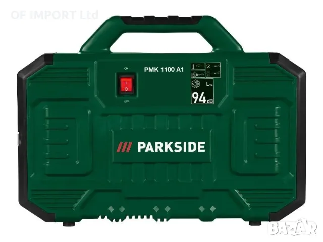 Преносим Компресор PARKSIDE PMK 1100 A1, снимка 3 - Други инструменти - 55459082