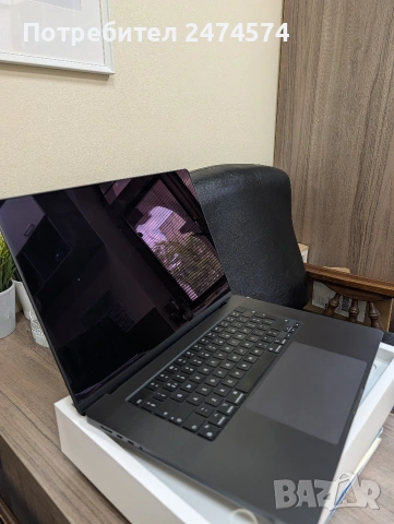 MacBook Pro M3 16 инча 18GB 2023 като нов. Батерия 99%, снимка 2 - Лаптопи за работа - 54711960