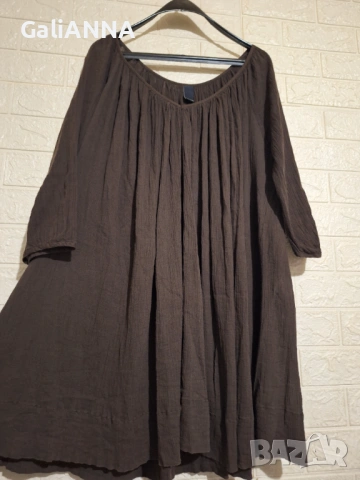 СТРАХОТНА РАЗКРОЕНА ТУНИКА 2XL-3XL, снимка 4 - Туники - 54496408