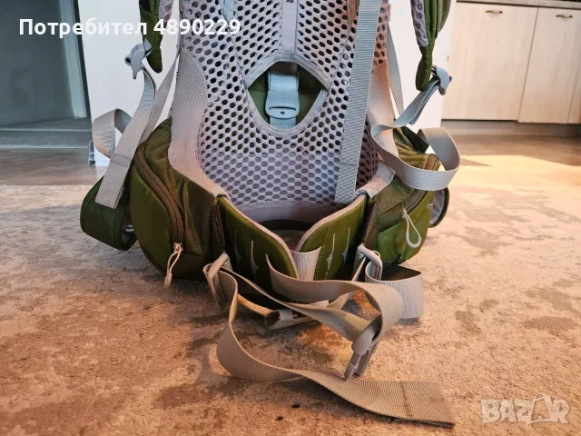 Туристическа раница-кенгуру Osprey Poco AG Premium – Ivy Green, снимка 9 - Кенгура и ранички - 55354619