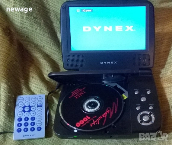 Преносим DVD плейър Dynex DX-BPDVD7 – 7 инча (Идеален за пътуване)