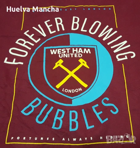 Фланелка на Уест Хям, снимка 3 - Фен артикули - 54033987