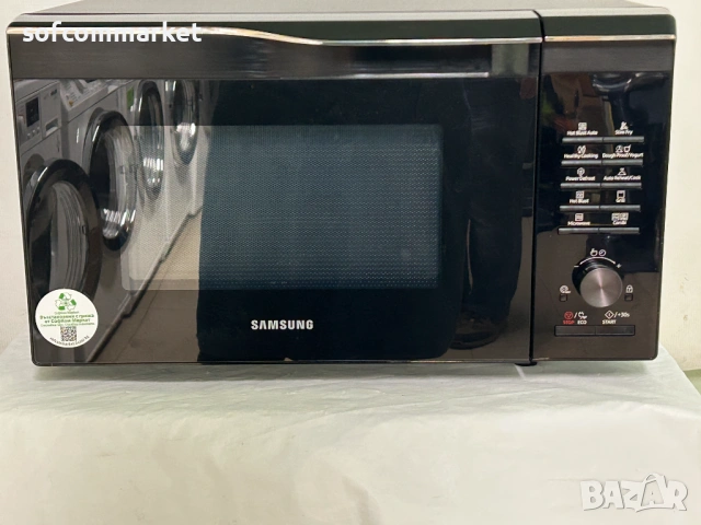  Комбинирана микровълнова фурна Samsung MC2BM6035KK/EG (С горещ въздух и Грил) – Отлично състояние!, снимка 2 - Микровълнови - 54566700