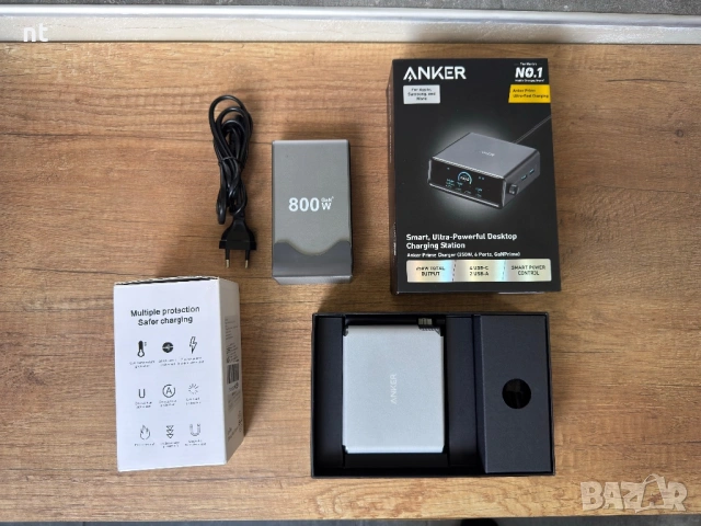 Anker Gan зарядно и 800 w друго, снимка 2 - Оригинални зарядни - 54708189