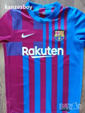 Nike FC Barcelona Stadium 2021/22 Home Junior- детска тениска р-р 137см - 147см, снимка 2 - Детски тениски и потници - 55349448
