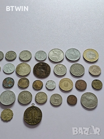 Лот от стари чуждестранни монети – различни държави !, снимка 4 - Нумизматика и бонистика - 54018943