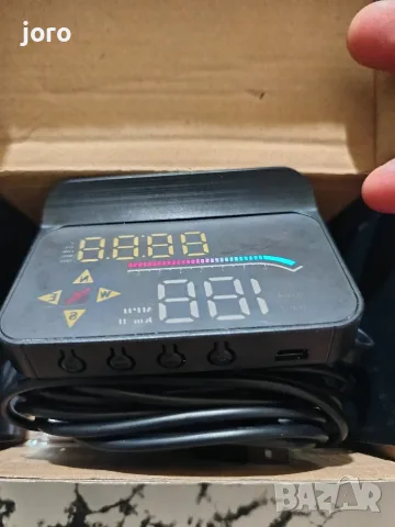 HUD M17,Heads up display OBD2 and GPS Dual System Speedometer for Car, Digit, снимка 8 - Друга електроника - 55352882