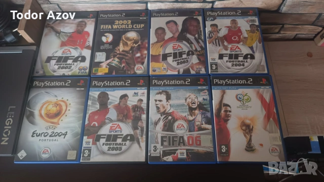 Колекция футболни игри за PS2 (FIFA & World Cup) – Пълен комплект