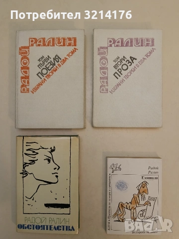 Избрани творби в два тома. Том 1-2 - Радой Ралин