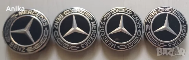 Капачки джанти Mercedes 75 мм, снимка 2 - Аксесоари и консумативи - 55413690