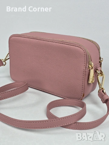 Нова дамска чанта Trussardi в розово с дълга дръжка, снимка 2 - Чанти - 54406956