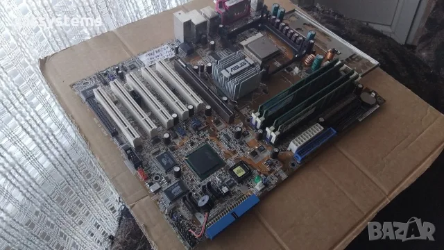 Дънна платка Asus P4C800 Deluxe Socket 478 CPU+FAN+RAM+LAN, снимка 5 - Дънни платки - 55514248