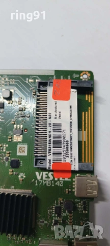 Main board - 17MB140 090517_R3 TV Toshiba 32WL1A63DG , снимка 3 - Части и Платки - 54643088