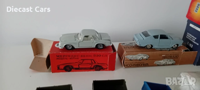 USSR, CCCP, СССР, 1:43 Moskvich, Chaika, Mercedes, Lada, ZIL 131, снимка 10 - Колекции - 54803074