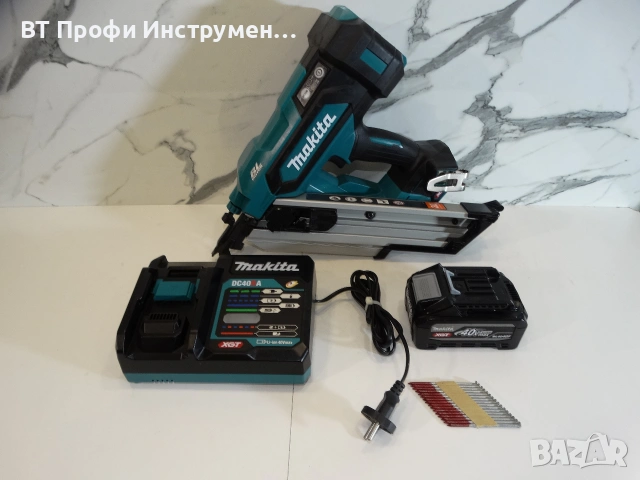 2025 - Makita BN 001 / XGT / 40V - Пистолет за дървени конструкции до 90 мм пирони, снимка 11 - Други инструменти - 55247880