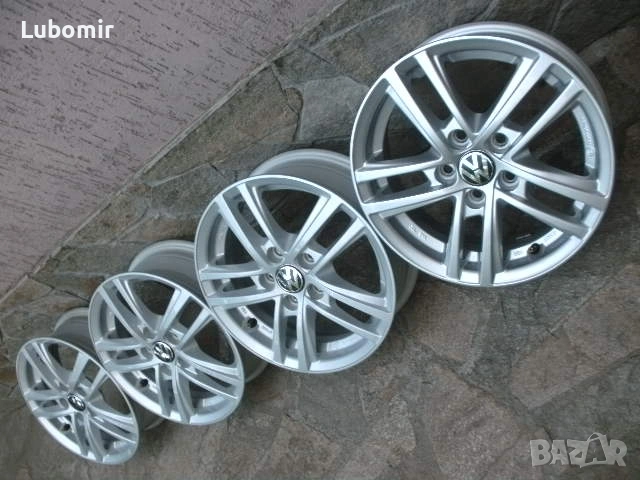 14 цола 5 х 100 мм 4 бр лети джанти - VW,Audi,Seat,Skoda..., снимка 5 - Гуми и джанти - 54662893