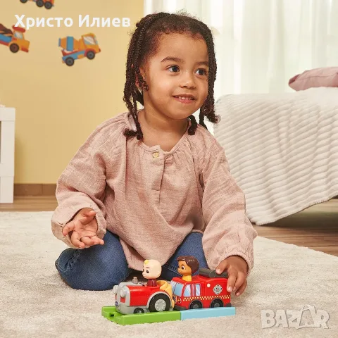 Пожарна кола CoComelon Кокомелон Vtech TUT TUT, снимка 8 - Коли, камиони, мотори, писти - 55553211