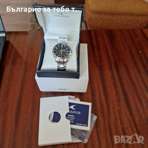 Мъжки използван часовник Casio Oceanus OCW-G2000-1AJF GPS,Bluetooth,Sapphire Cristal., снимка 2 - Мъжки - 53992734
