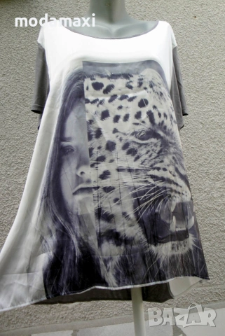 3XL-Нова туника Giada с удължен гръб , снимка 2 - Туники - 55269054