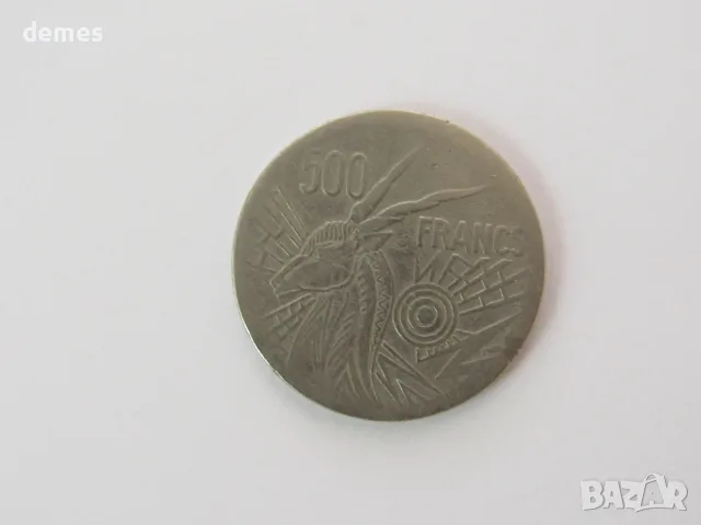 Централна Африканска Република - 500 франка В - 1979 г.,91 m, снимка 3 - Нумизматика и бонистика - 55660460