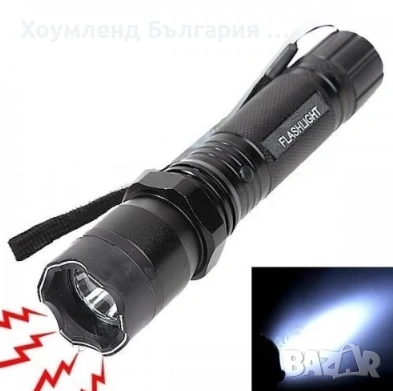 Фенер с електрошок тип кучегон за самозащита, снимка 3 - За кучета - 55191388