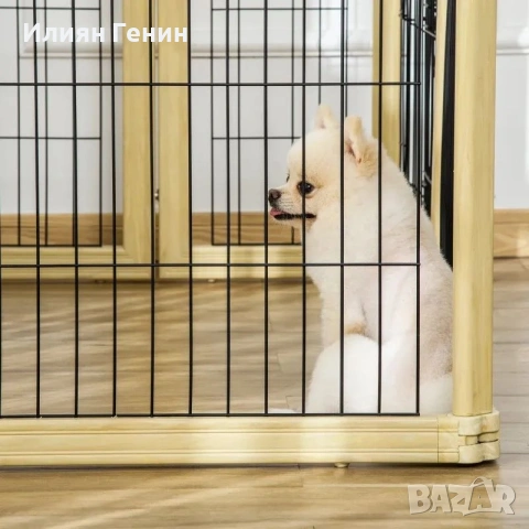 PawHut Кошарка за кученца „Направи си сам“ 6 решетки, снимка 7 - За кучета - 54815017