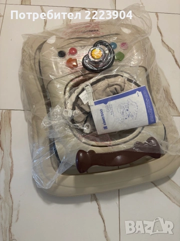 Продавам Проходилка KIKKA BOO  CAR BEIGE, снимка 7 - Проходилки - 54861389