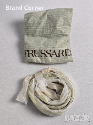 Нова дамска чанта Trussardi в жълт цвят със сертификат, снимка 10 - Чанти - 54407724