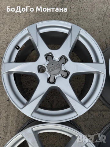 Алуминиеви джанти Ауди/Audi А4 / А5 /А6 - 6 шумови, снимка 5 - Гуми и джанти - 54890811