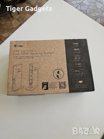 Докинг станция i-tec USB 3.0/USB-C с 2x HDMI, LAN, 6x USB, DisplayLink, Windows, macOS, снимка 7 - Кабели и адаптери - 55309135