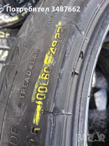 255 40 21 BRIDGESTONE 2бр летни дот 2022г , снимка 5 - Гуми и джанти - 54080509