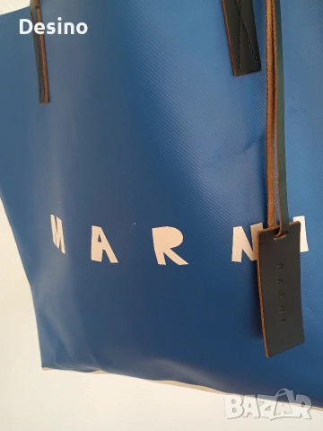 Оригинална голяма платнена чанта Marni, снимка 2 - Чанти - 54810308