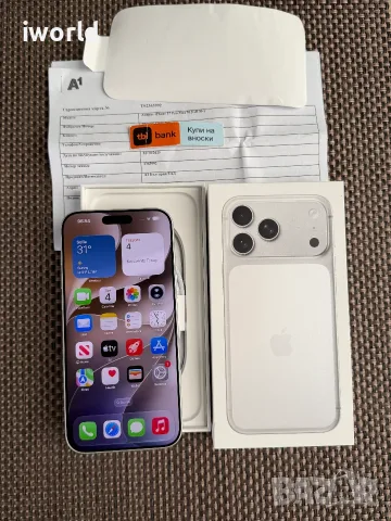 НОВ🔥 512GB❗️24М ГАР.❗️⚠️ iPhone 17 Pro Max Лизинг от 49€/мес Silver - бял сив, снимка 8 - Apple iPhone - 55544074