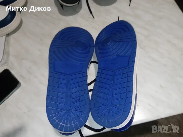 Nike Air Jordan 1 Retro Low OG Game Royal маркови марат. ест. кожа нови №43 US 9.5 UK 8.5 ст. 275мм, снимка 7 - Маратонки - 55513143