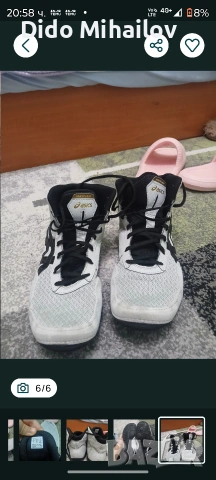 ПРОДАВАТ СЕ Борцовки asics matflex7 Като нови 