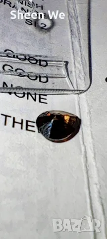 Natural Diamond Pear Brilliant 0.34 ct, снимка 7 - Други - 55612560