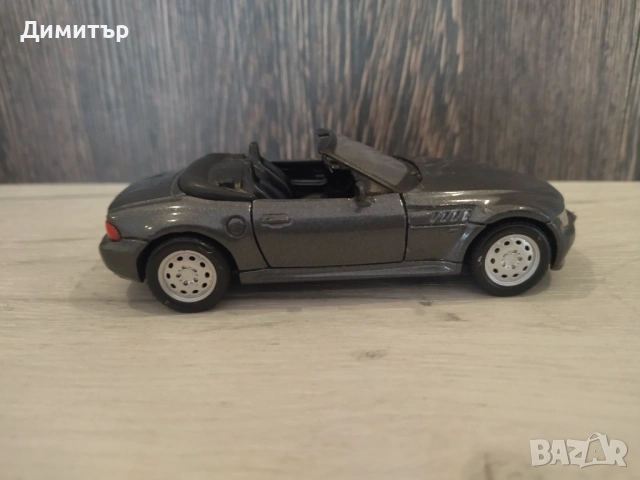 Метална количка BMW Z3 !!!, снимка 5 - Колекции - 54583616